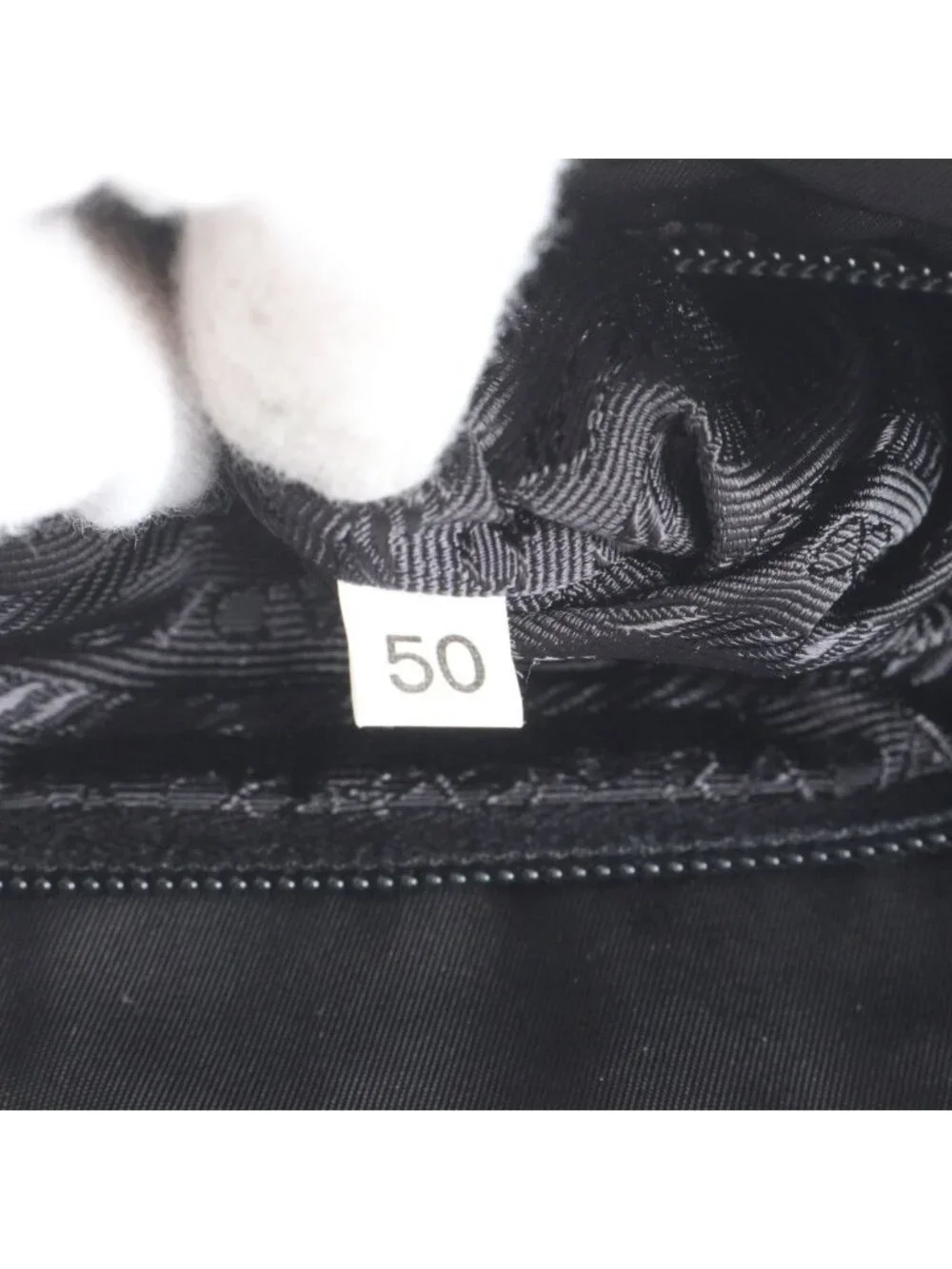 Prada Chain Leather Shoulder Bag Tote Black